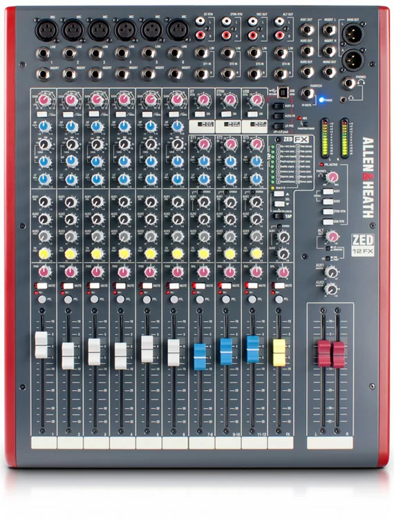 микшерный пульт Allen & Heath ZED-12FX